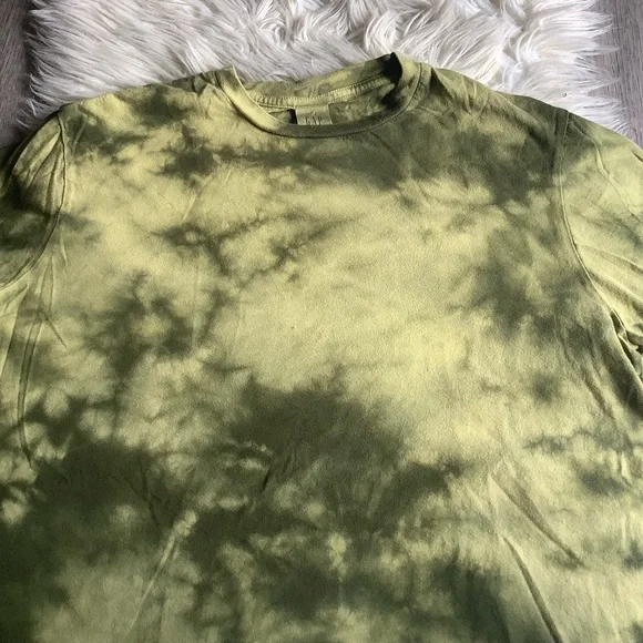 GAP Tie-Dye Short Sleeve Tee - Olive Green - Picture 3 of 6
